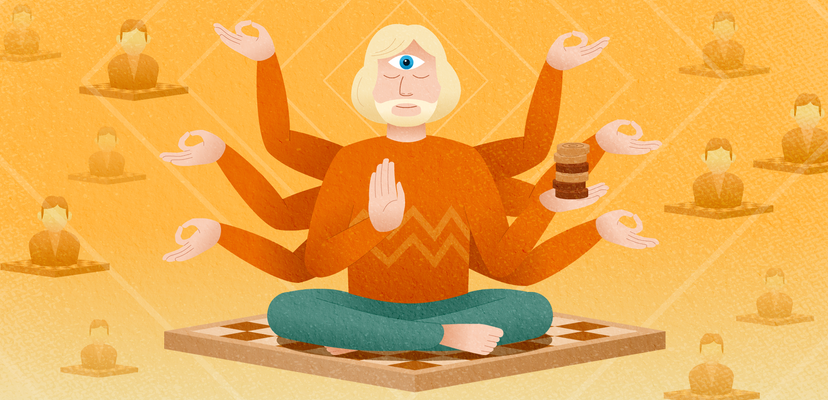 Simultaneous blindfold exhibitions in Draughts